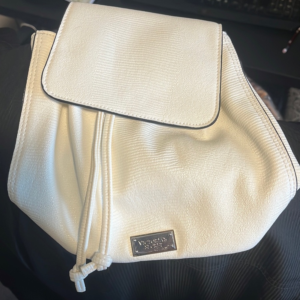 White Victoria secret backpack